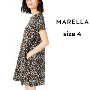MARELLA Sport Leopard Print Mini Dress